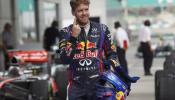 Vettel es el más rápido bajo el agua de Malasia, por delante de los Ferrari