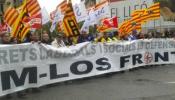 Masiva manifestación en Barcelona contra los recortes de Mas