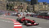 Alonso, por detrás de los Mercedes en Mónaco