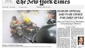 La carga de los mossos contra los bomberos, en portada del 'New York Times'