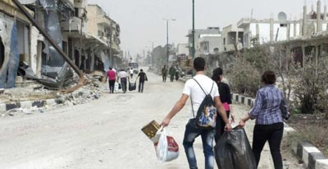 Las fuerzas de Al Asad matan a cien personas que huían de Al Qusair