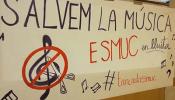 Estudiantes y profesores de la Escola Superior de Música se encierran contra los ajustes de Mas