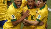 Neymar encarrila un cómodo debut de Brasil en la Confederaciones