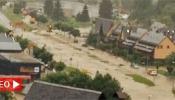 Las inundaciones en Vall d'Aran provocan 400 evacuados y 4.000 abonados sin luz