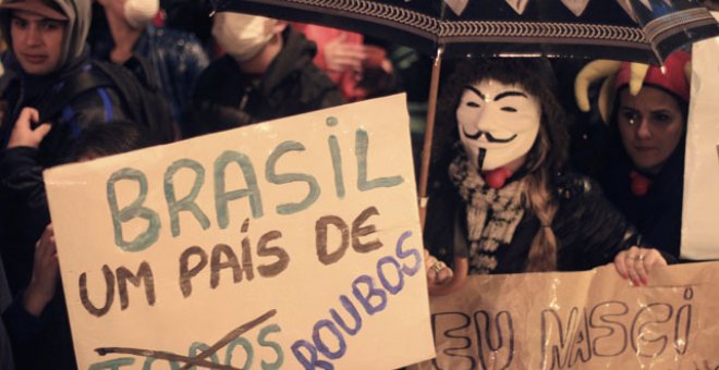 Más de un millón de personas se manifiestan en todo Brasil