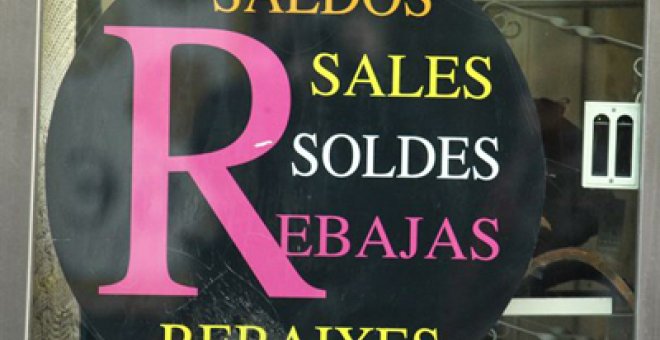 Las rebajas arrancan con un gasto medio de 50 euros por persona