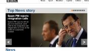 Medios internacionales destacan en sus portadas la negativa de Rajoy a dimitir