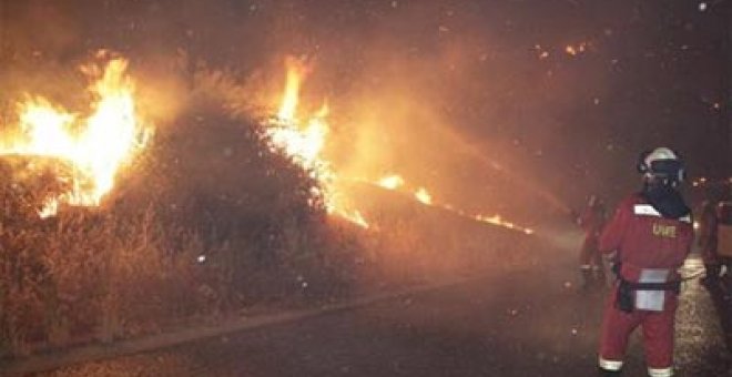 El fuego de Almorox podría afectar a 1.300 hectáreas