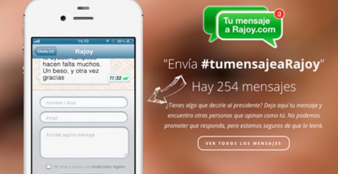 Envía tu SMS a Rajoy