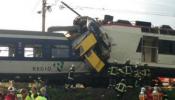 Una colisión de dos trenes en Suiza causa 40 heridos, 4 de ellos graves