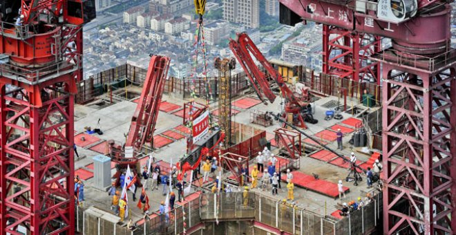 La torre de Shanghái alcanza los 632 metros