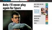 Bale dice que no volverá a jugar para el Tottenham, según el 'The Sun'