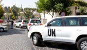 Los expertos de la ONU llegan a una de las zonas gaseadas en Siria