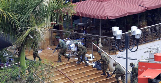 Vuelven a oirse disparos en el centro comercial de Nairobi