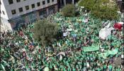 Una multitudinaria 'marea verde' cierra la primera semana de huelga en Baleares