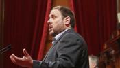 Junqueras se centra en la crisis y deja la consulta en segundo plano