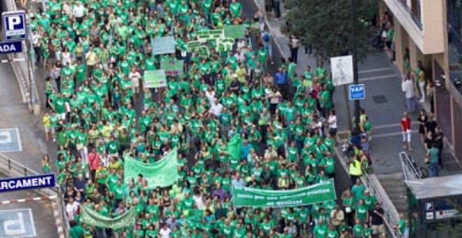 El Gobierno Balear sostiene que la marcha de 100.000 personas "no representa el sentir popular"