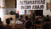 La defensa de los servicios públicos y la vía electoral centran el debate de ‘Alternativas desde Abajo’ de Madrid