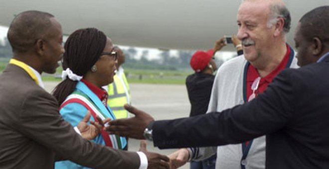 Guinea recibe a la Roja con todos los honores