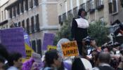 Protestas ante las sedes del PP contra la reforma de la ley del aborto que aprueba hoy el Gobierno