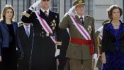 El rey preside su primer acto fuera de Zarzuela por la Pascua Militar