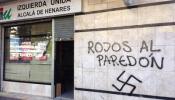 IU ha sufrido ataques de grupos fascistas a nueve de sus sedes en Madrid en los últimos dos años