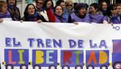 La "marea violeta" llega a Madrid, convencida de poder parar la reforma del aborto