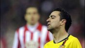 Xavi, baja ante el Stuttgart