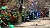 Árboles de hierro en el Jardín Botánico de Madrid