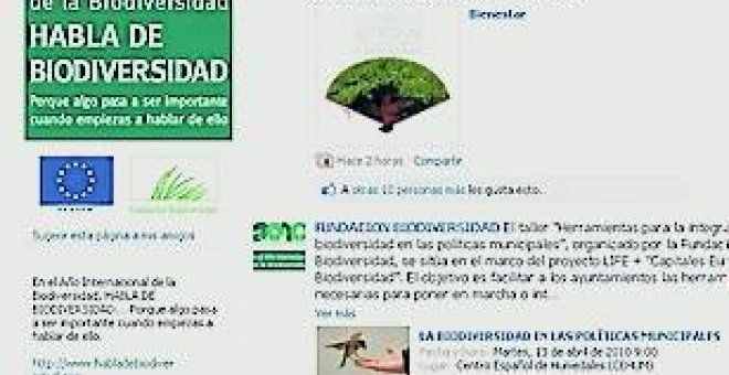 Las redes sociales hablan de biodiversidad