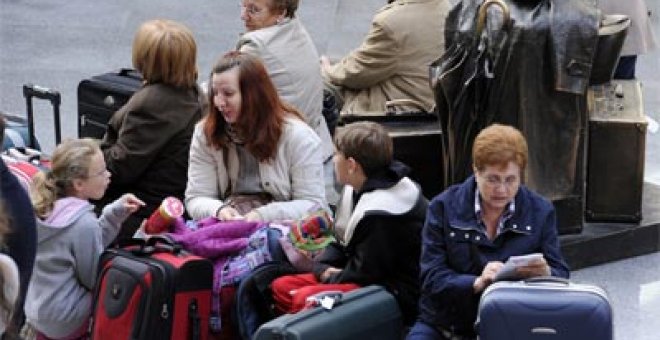 Un 40% de trenes secunda la huelga en Renfe