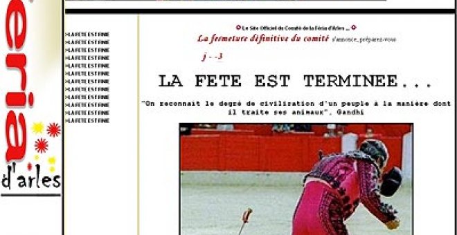 "La Fiesta ha terminado" para la web de una feria taurina en Francia