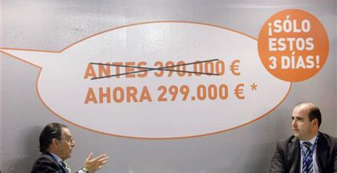 La vivienda cae un 4,7% en el primer trimestre del año