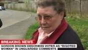 Brown llama "intolerante" a una pensionista