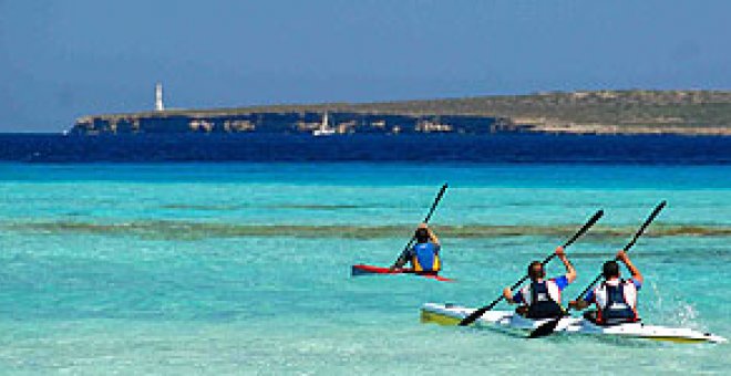 Formentera en kayak