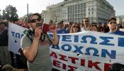 Protestas ante Parlamento griego contra el plan de austeridad