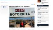 Rita Barberá pide el voto a los valencianos con B de Botorrita
