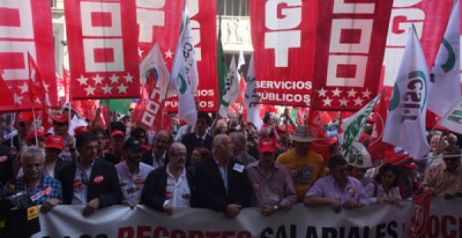 Los sindicatos ensayan el martes la huelga general