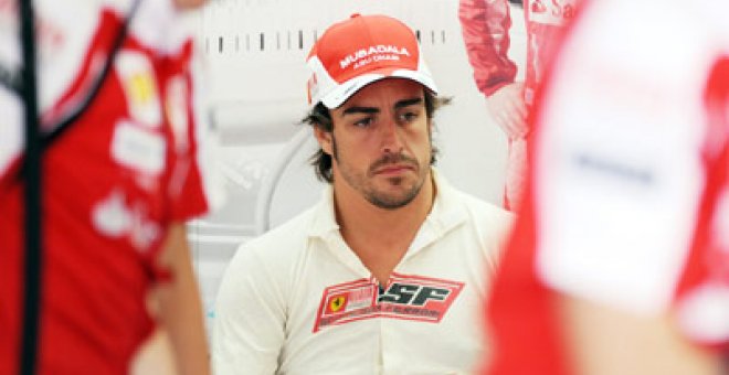 Alonso tampoco disfruta en Ferrari