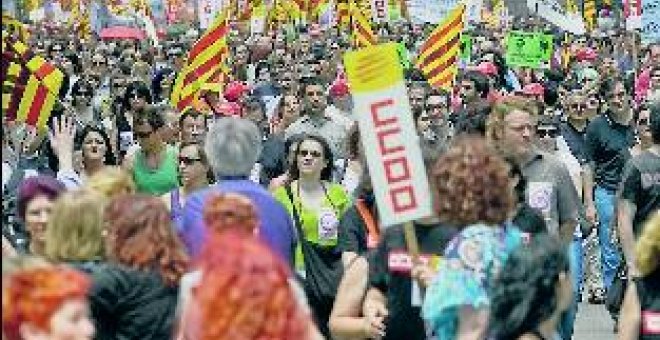 Barcelona viu la manifestació més gran des de l'inici de la crisi