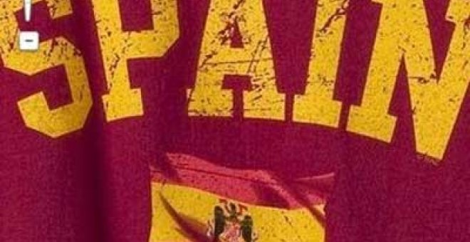 Una tienda de EEUU retira una camiseta de la selección con la bandera franquista