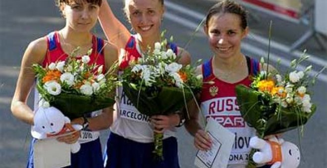 Las españolas rozan el bronce en los 20 kilómetros marcha