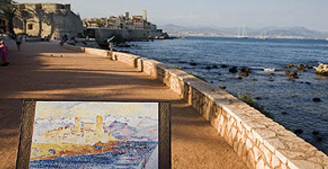 La luz y la historia de Antibes