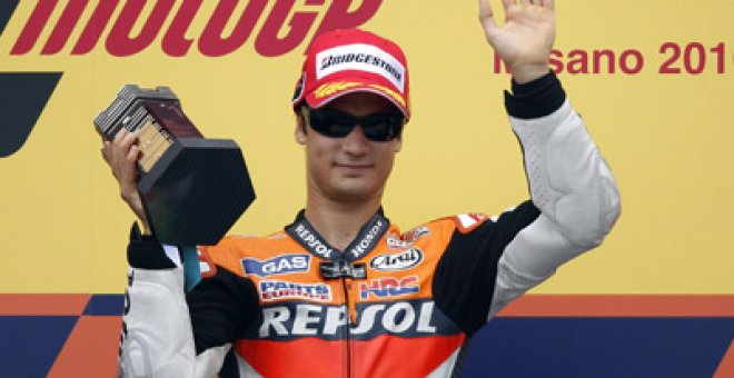 Pedrosa corona la mejor jornada española en motociclismo