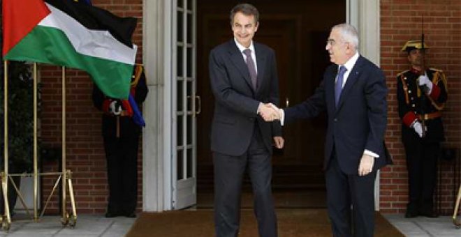 Zapatero abraza la "causa justa" del pueblo palestino