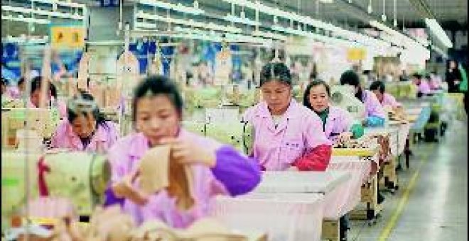 La industria china crece a un ritmo de casi el 14%