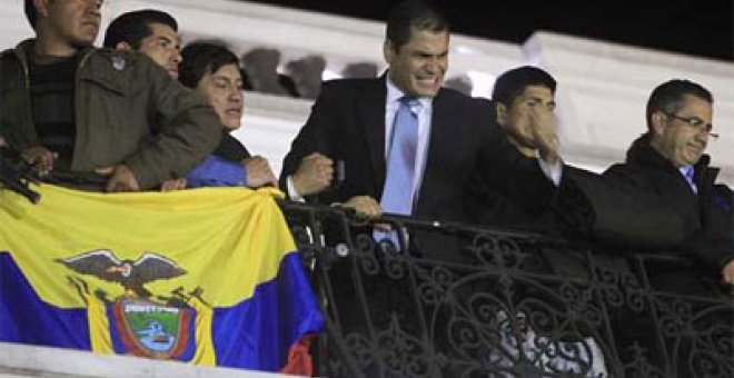 Correa, tras ser rescatado por el ejército: "No habrá perdón ni olvido"