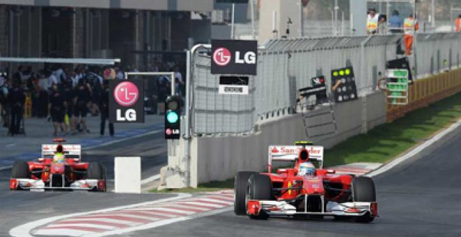 Corea no cambia el orden; Webber y Alonso marcan el ritmo