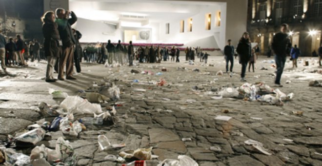 Fugaz visita a una ciudad semidesierta