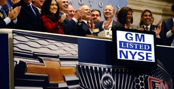 General Motors triunfa tras el rescate en su vuelta a Wall Street